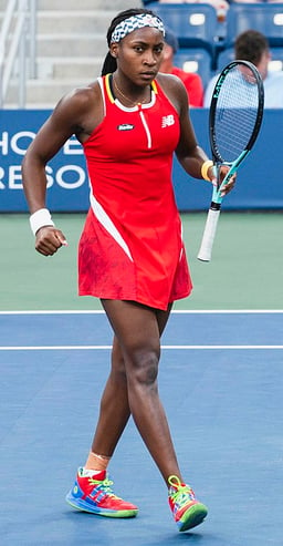 Who did Coco Gauff partner with to win five doubles titles?