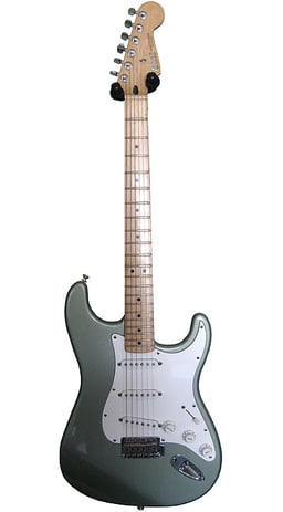 Which Fender guitar model is known for its offset body shape?