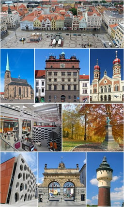 Which UNESCO World Heritage Site is located in Plzeň?