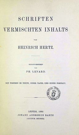 When Heinrich Hertz died?