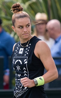 Sakkari reached her career-first WTA final in which year?
