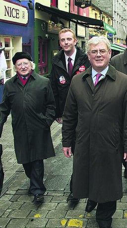 Michael D. Higgins was president of which political party from 2003 to 2011?