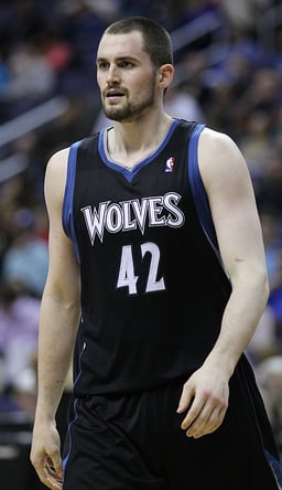 Which player was named NBA Most Valuable Player while playing for the Timberwolves?