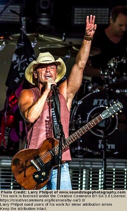 What was the number of Kenny Chesney's albums that reached number one?