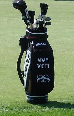 How many professional tournaments has Adam Scott won?
