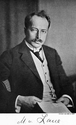 In which year did Max von Laue receive the Nobel Prize?