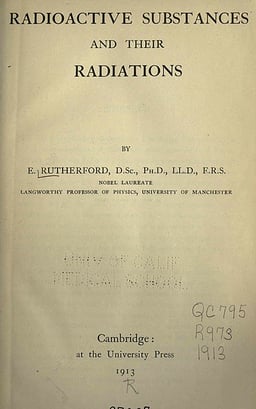 What did Rutherford discover about the structure of atoms in 1911?