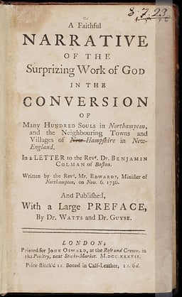 What religious confession is the root of Jonathan Edwards' theological work?