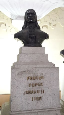 What was the site of Túpac Amaru II's execution?