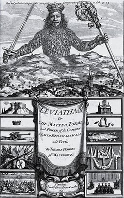 What was the primary focus of Hobbes' work "Leviathan"?