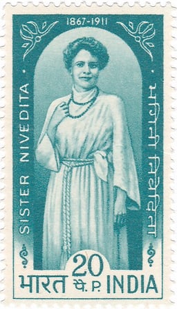 Where did Sister Nivedita travel to in 1898?