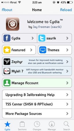 Which of these is NOT a common type of software found on Cydia?