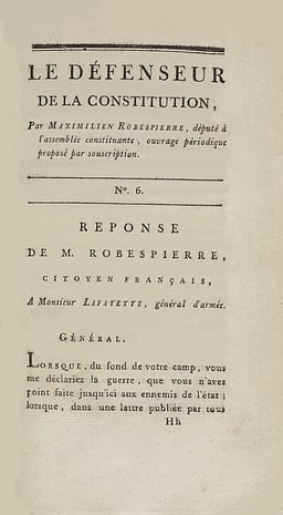 Could you select Maximilien Robespierre's most well-known occupations? [br](Select 2 answers)