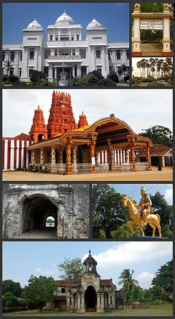 Which city is approximately six miles from Kandarodai?