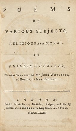 Who did Phillis Wheatley travel to London with?