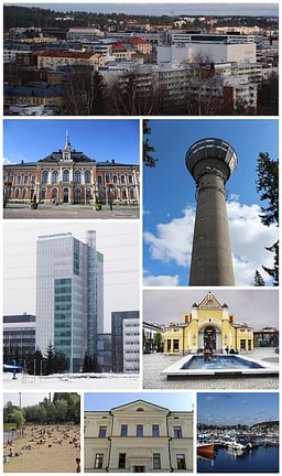 What is the major tourist center located in Kuopio?