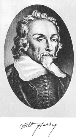What is William Harvey best known for?