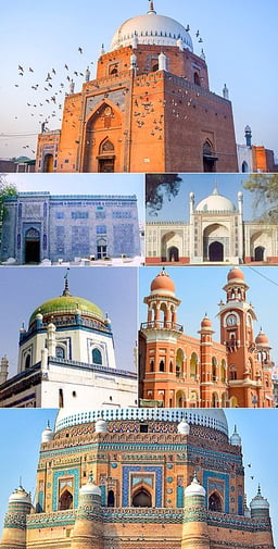 Which empire conquered Multan in 1848?