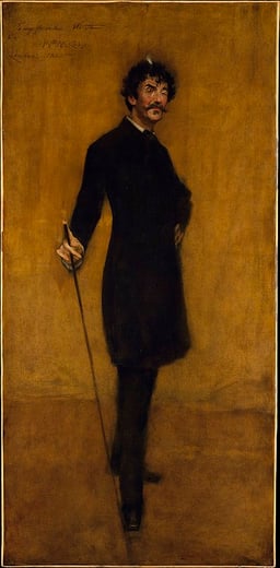 What is Whistler's most famous painting usually referred as?