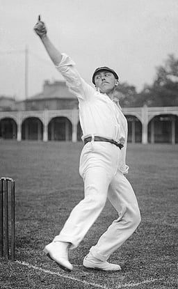 In which years did Wilfred Rhodes play Test matches for England?