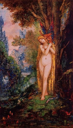 Who described Moreau as giving "new freshness to dreary old subjects"?