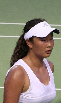 In which year did Peng Shuai become world No. 1 in doubles?
