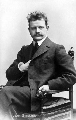What is the name of the Finnish national epic that inspired many of Sibelius's works?