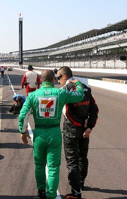 Before joining IndyCar, Tony Kanaan won the championship in which junior racing series?