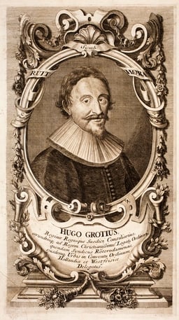 When was Hugo Grotius born?