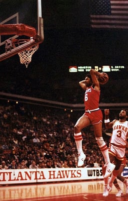 How did the slam dunk change after Erving's execution?
