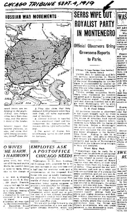 In which year was the Chicago Tribune founded?