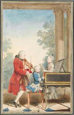 Where did Wolfgang Amadeus Mozart pass away?