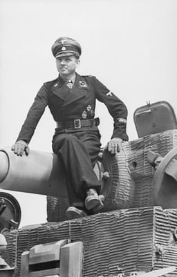 What notable rank did Wittmann achieve during World War II?