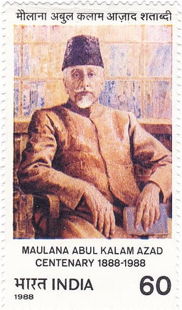 Was Maulana Azad ever imprisoned for his political activities?