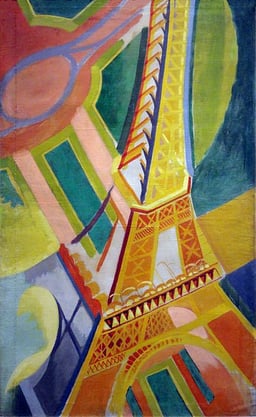 What decade did Delaunay start focussing on abstract art?
