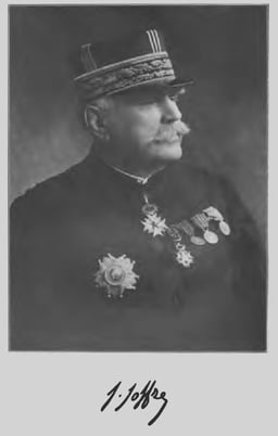 Following the war, Joffre presided over what event related to the military?