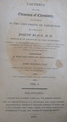 Which element did Joseph Black have a pivotal role in discovering?
