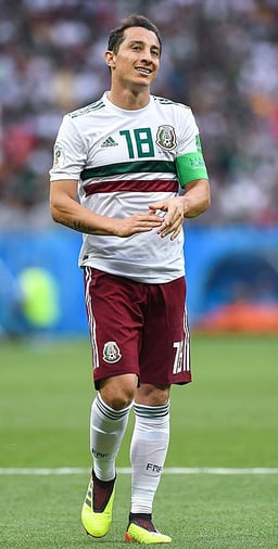 In which year did Andrés Guardado make his international debut for Mexico?