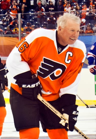 Which team did Bobby Clarke play for in his entire NHL career?