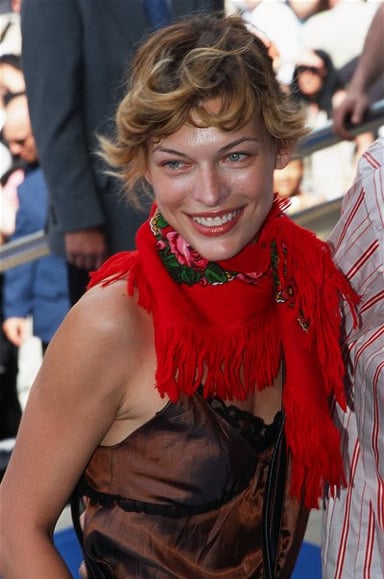 What was Milla Jovovich's first feature film?