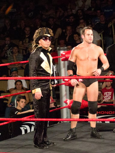 Roderick Strong won the PWG World Tag Team Championship with which wrestler?