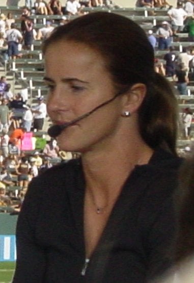 Brandi Chastain has worked as a broadcaster for which network?