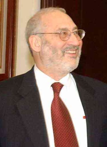In which year was Joseph Stiglitz named one of the 100 most influential people in the world by Time magazine?
