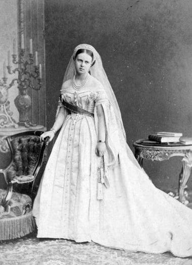 Who succeeded her husband as Duke of Saxe-Coburg and Gotha?