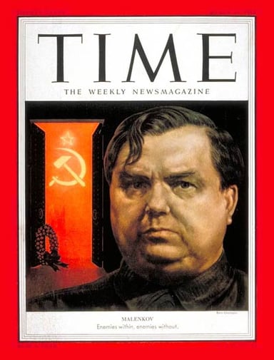 What was Joseph Stalin's position when he met Malenkov?