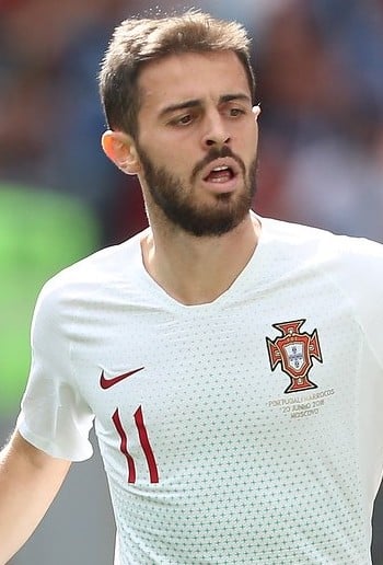 Which position has Bernardo Silva occasionally played besides attacking midfielder and winger?
