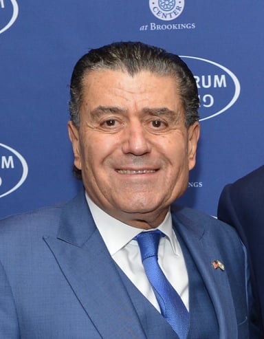 What type of political efforts is Haim Saban active in?