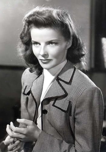 What was Katharine Hepburn's focus in the 1970s?