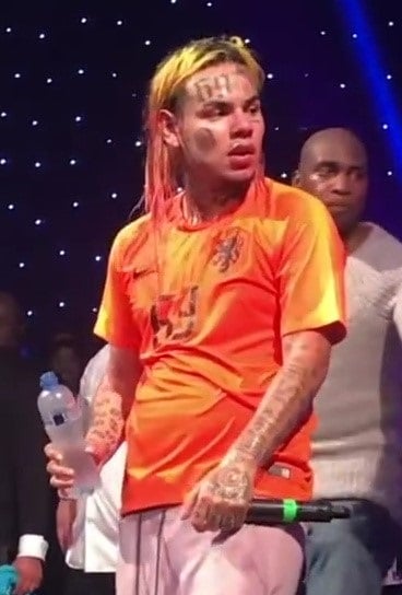 Which crime was 6ix9ine convicted for?