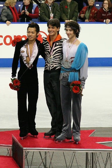 What year did Johnny Weir become the U.S. National champion?